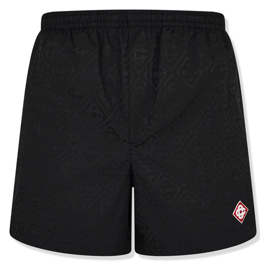 Casablanca Casa Jacquard Black Swim Shorts