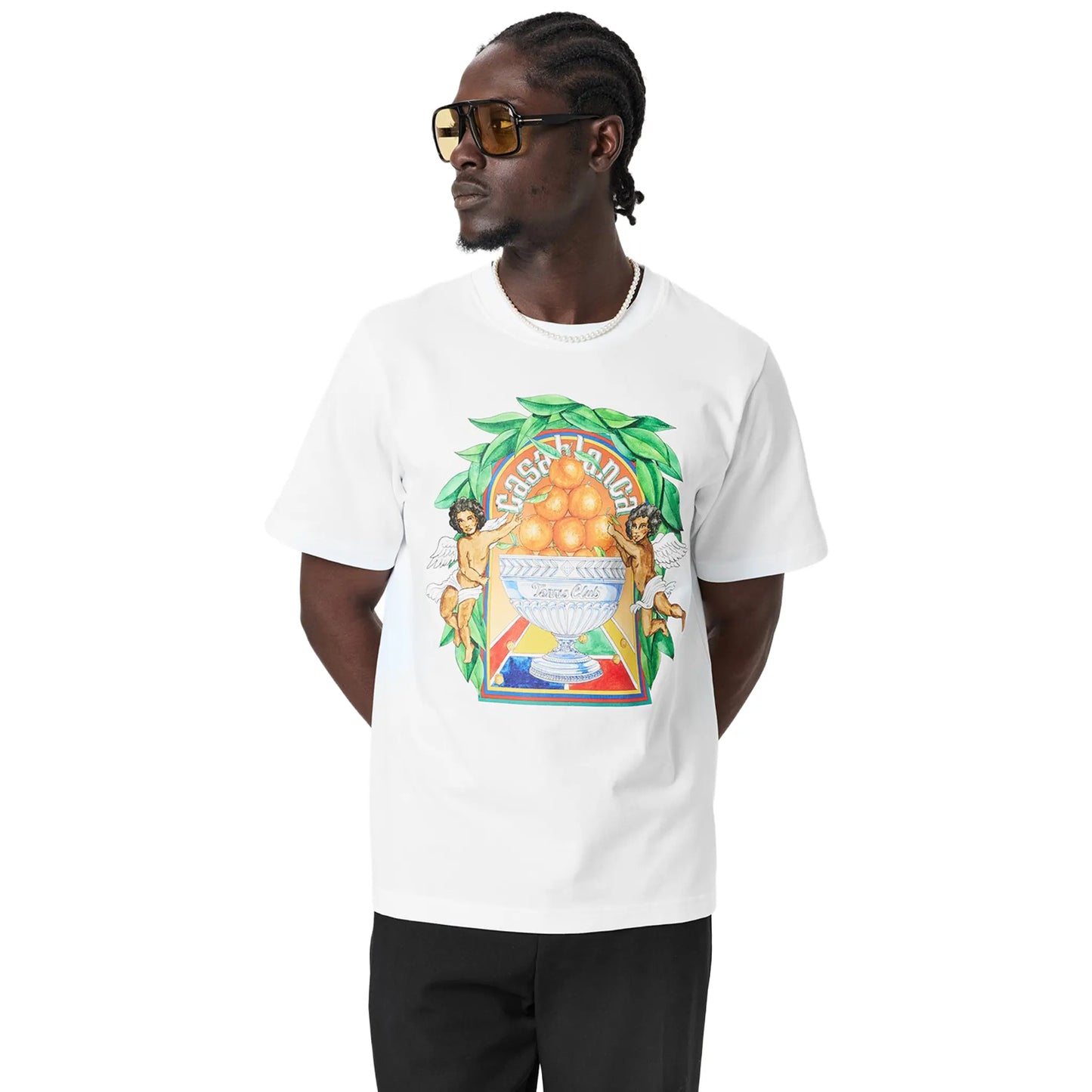 Casablanca Casa Triomphe White T Shirt