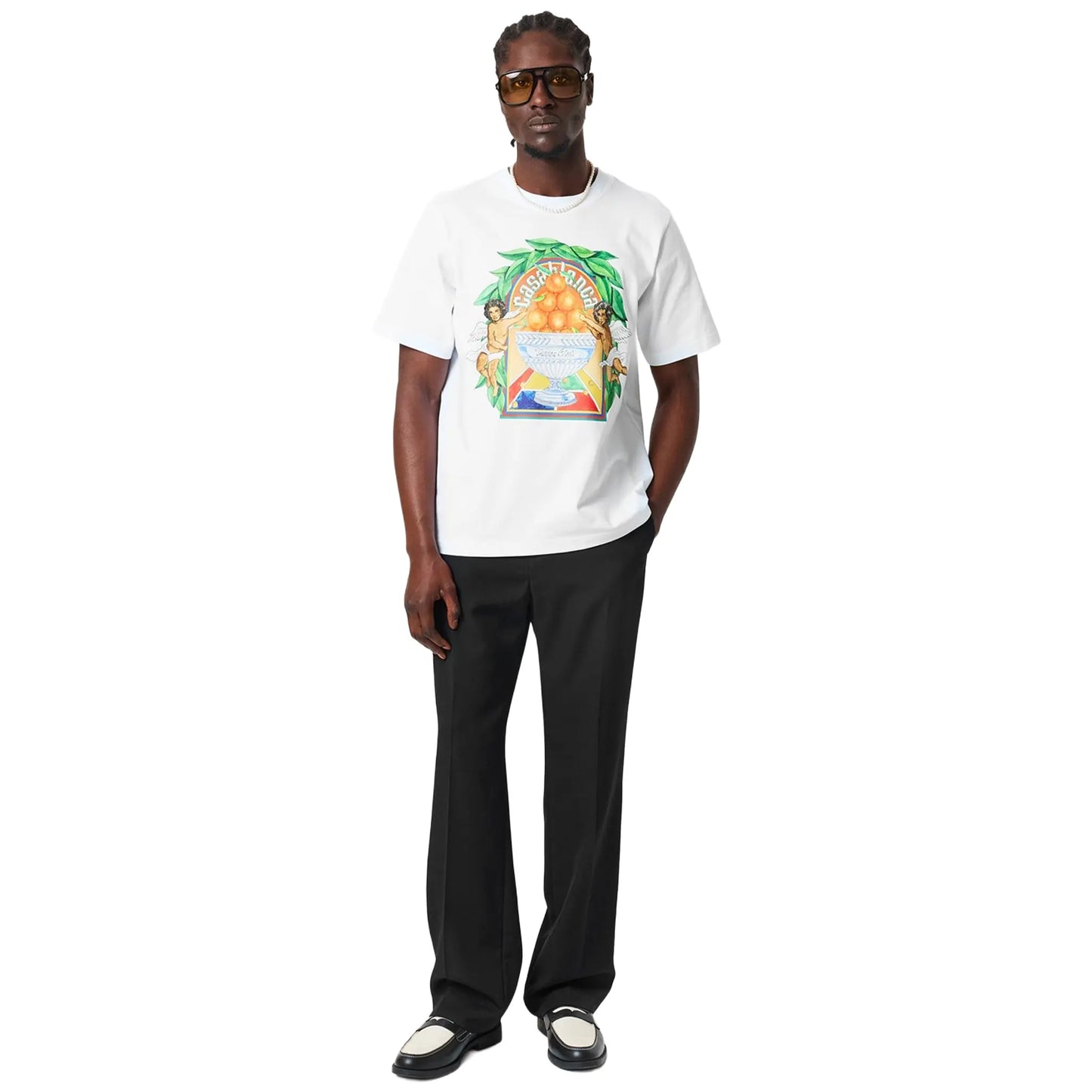 Casablanca Casa Triomphe White T Shirt