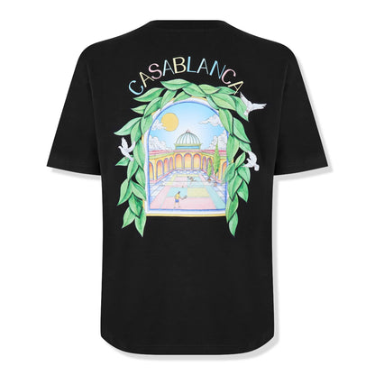 Casablanca L'Arche Tennis Club Graphic Black T Shirt