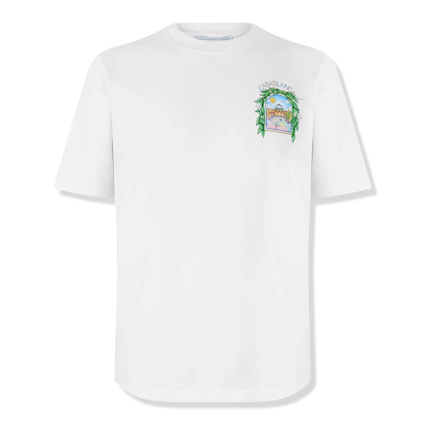 Casablanca L'Arche Tennis Club Graphic White T Shirt