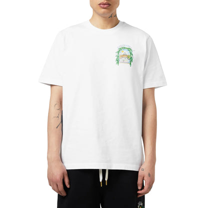 Casablanca L'Arche Tennis Club Graphic White T Shirt