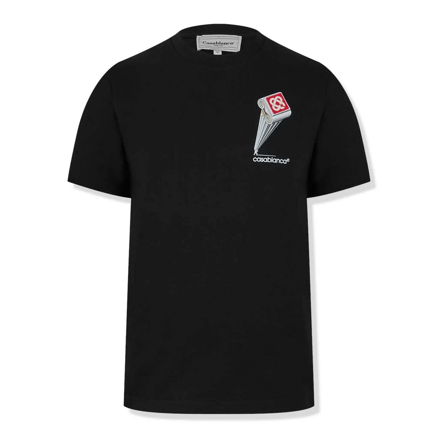 Casablanca Leaning Column Black T Shirt