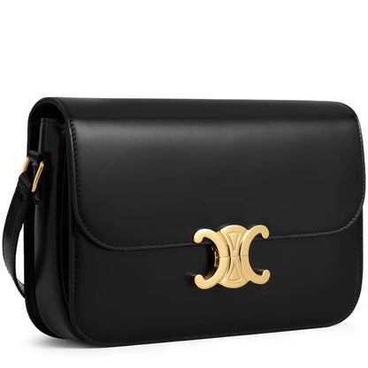 Celine Classique Triomphe Black Bag