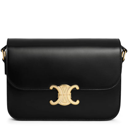 Celine Classique Triomphe Black Bag