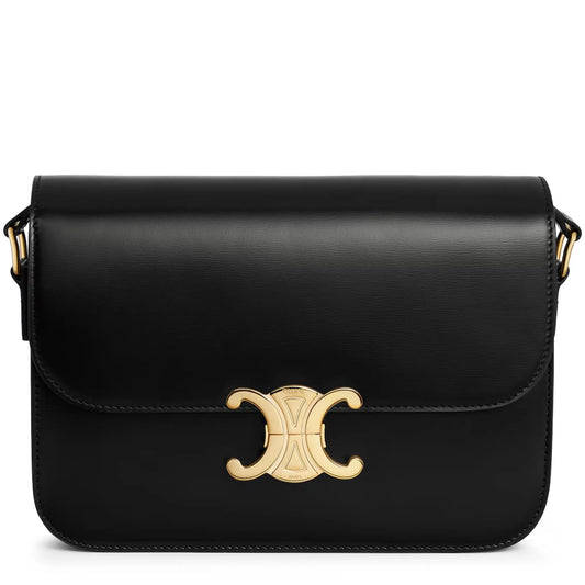 Celine Classique Triomphe Black Bag