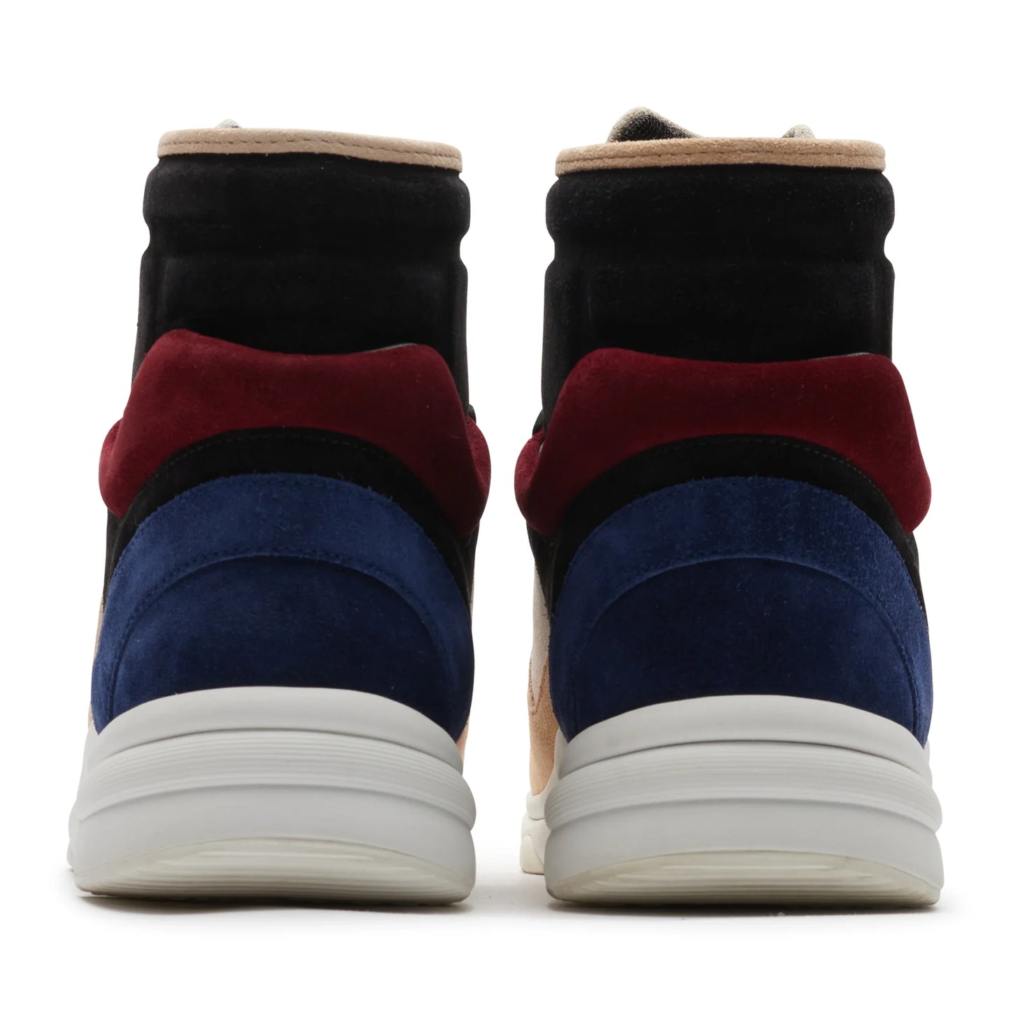 Chanel CC Cambon Tricolor High Top Sneaker - Preloved