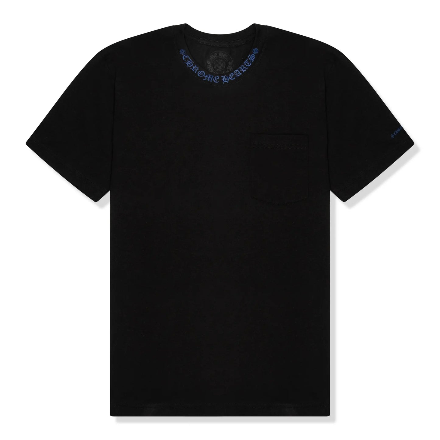 Chrome Hearts 1988 Neck Logo Black Blue T Shirt