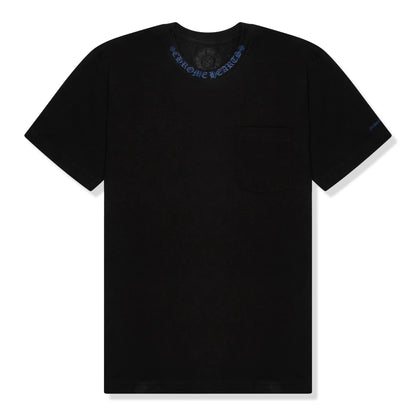 Chrome Hearts 1988 Neck Logo Black Blue T Shirt
