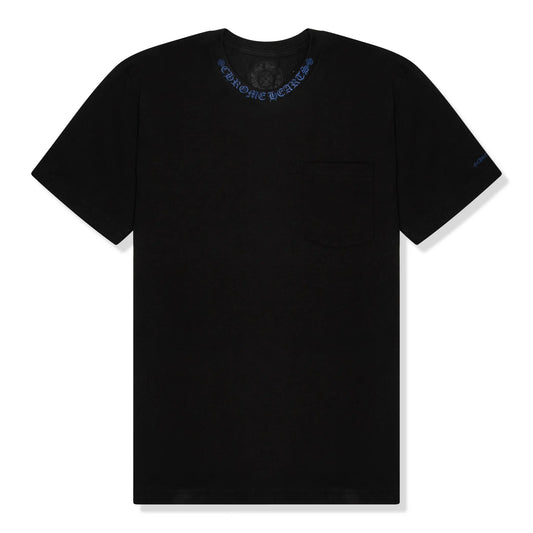 Chrome Hearts 1988 Neck Logo Black Blue T Shirt