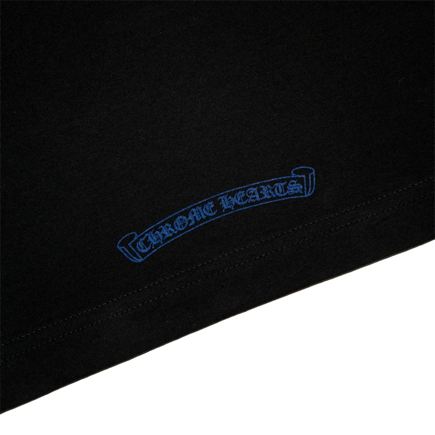 Chrome Hearts 1988 Neck Logo L/S Black Blue T Shirt
