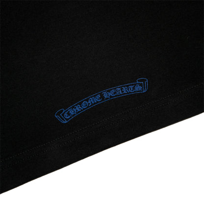 Chrome Hearts 1988 Neck Logo L/S Black Blue T Shirt