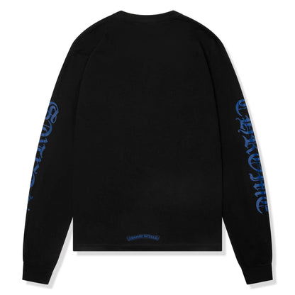 Chrome Hearts 1988 Neck Logo L/S Black Blue T Shirt