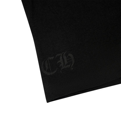 Chrome Hearts 1988 Neck Logo L/S Black Blue T Shirt