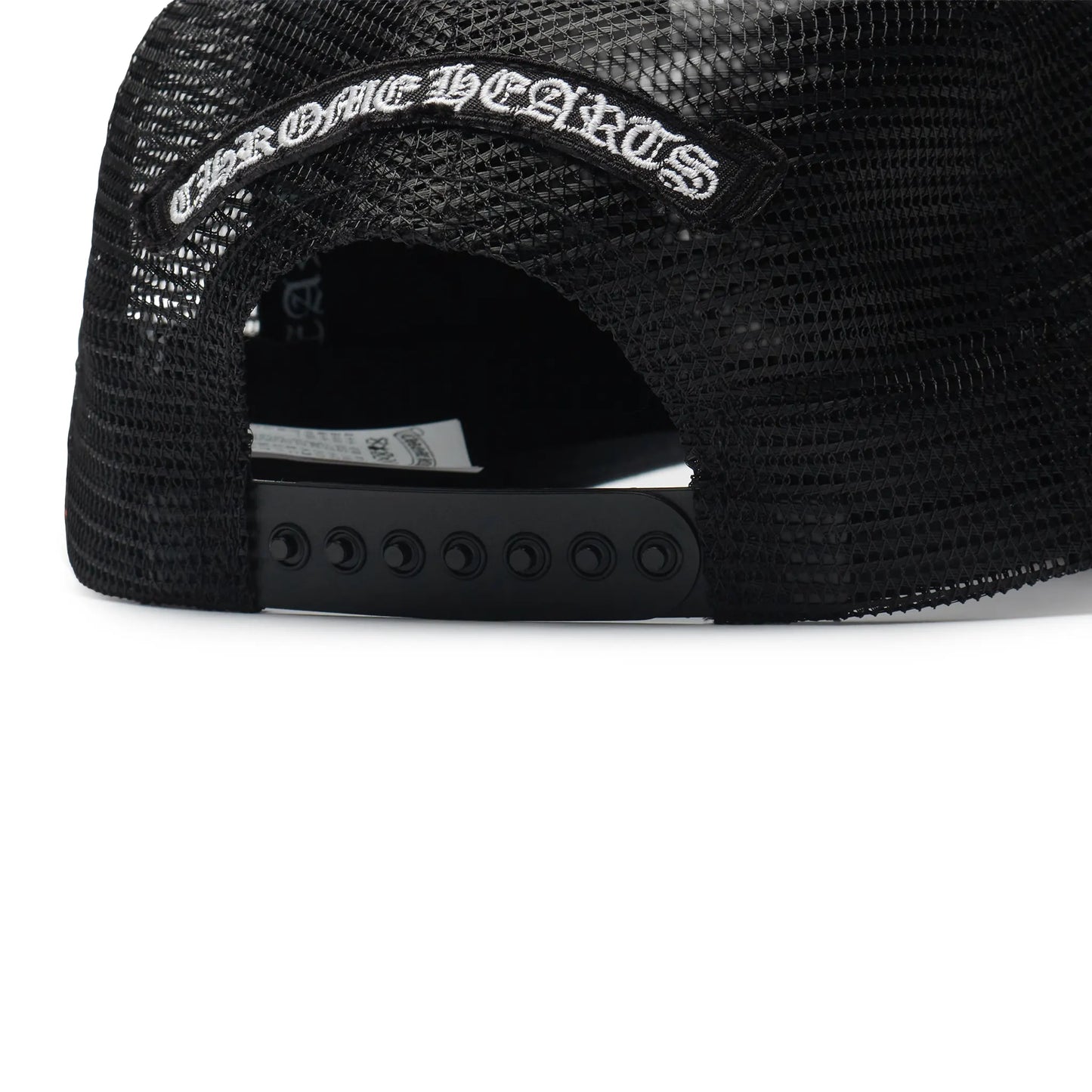 Chrome Hearts Cemetery Black Trucker Cap
