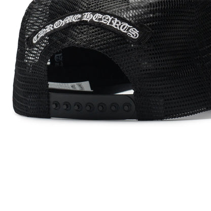 Chrome Hearts Cemetery Black Trucker Cap