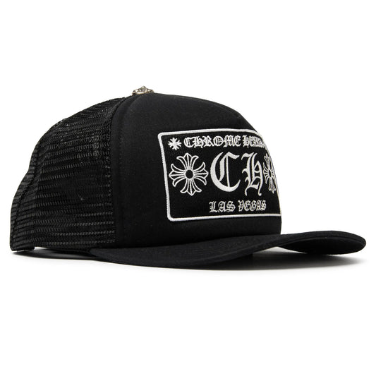 Chrome Hearts CH Las Vegas Black Trucker Cap