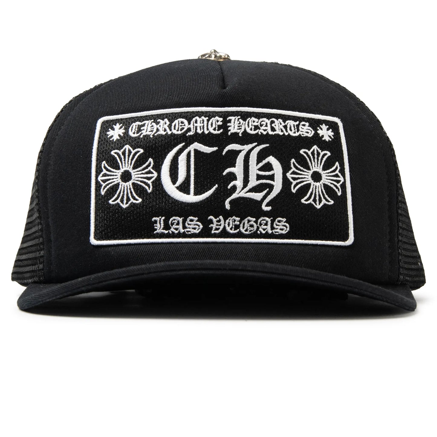 Chrome Hearts CH Las Vegas Black Trucker Cap