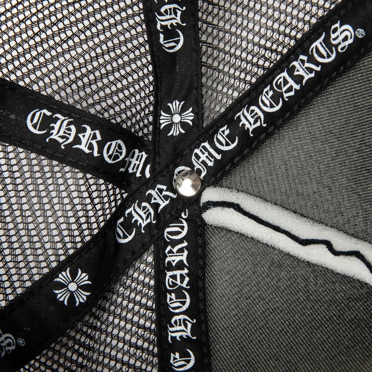 Chrome Hearts CH Las Vegas Black Trucker Cap