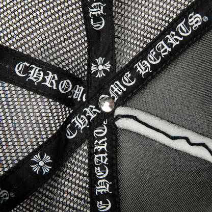 Chrome Hearts CH Las Vegas Black Trucker Cap