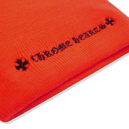 Chrome Hearts CH Logo Orange Beanie