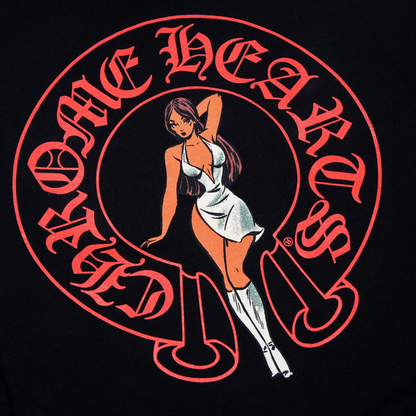 Chrome Hearts Deadly Doll Online Exclusive Black Red Hoodie