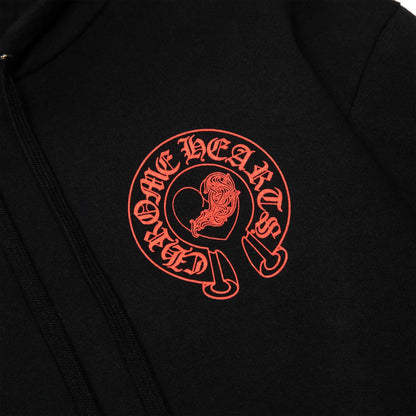 Chrome Hearts Deadly Doll Online Exclusive Black Red Hoodie