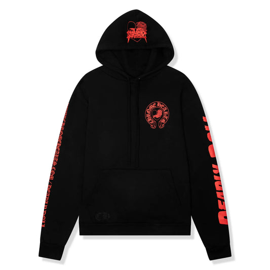 Chrome Hearts Deadly Doll Online Exclusive Black Red Hoodie