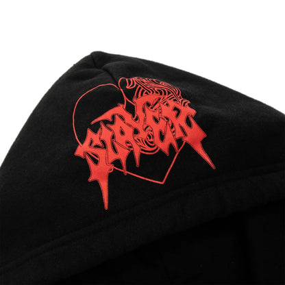 Chrome Hearts Deadly Doll Online Exclusive Black Red Hoodie