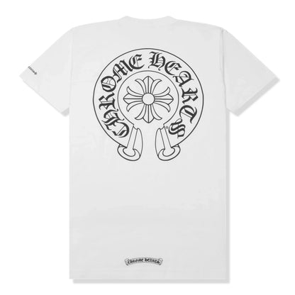Chrome Hearts Horse Shoe Pocket Logo White T Shirt