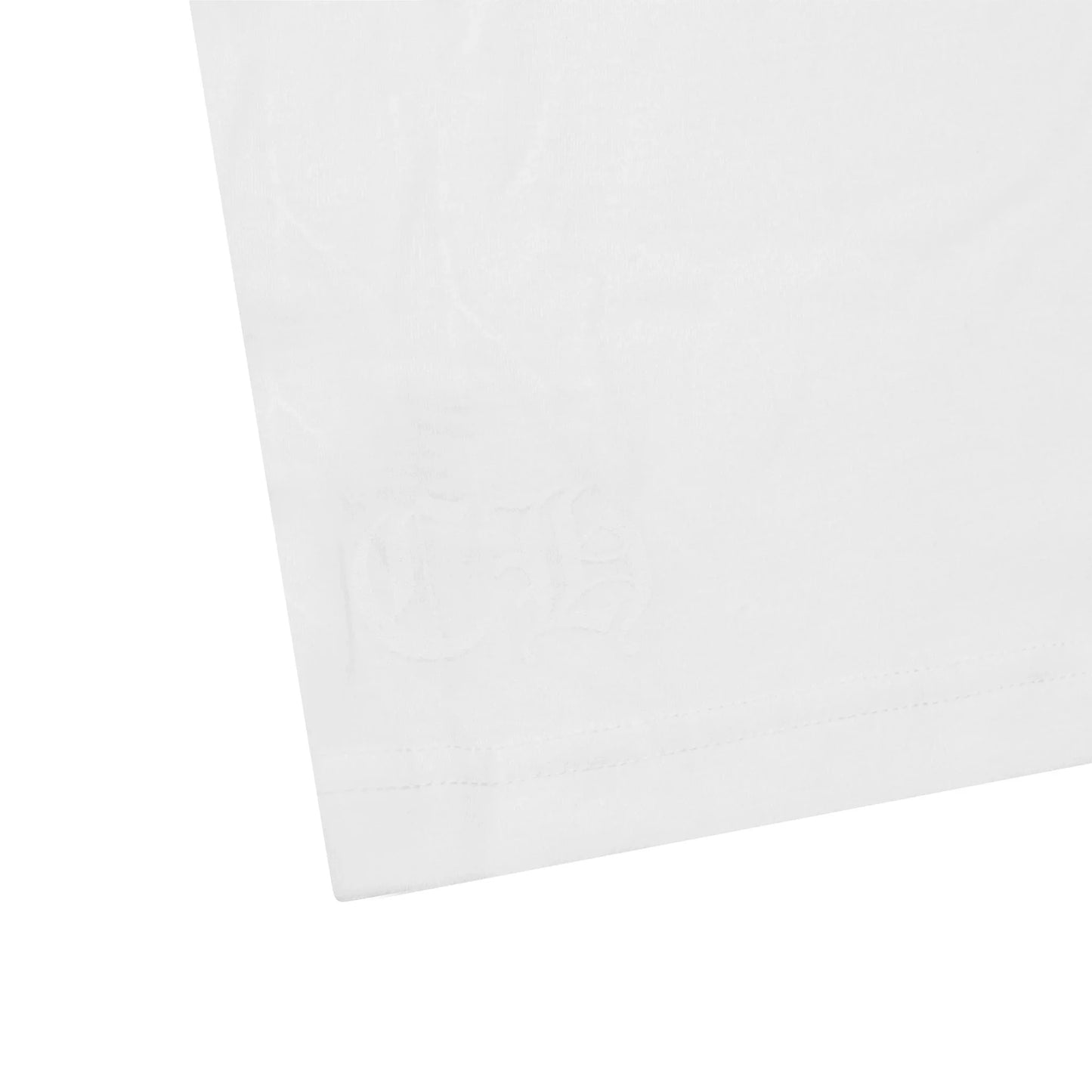 Chrome Hearts Horse Shoe Pocket Logo White T Shirt