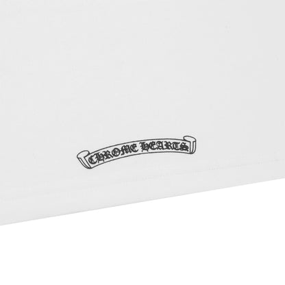 Chrome Hearts Horse Shoe Pocket Logo White T Shirt