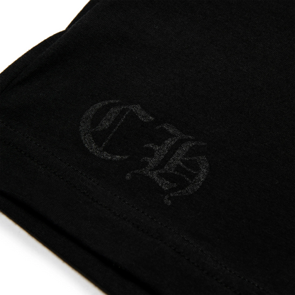 Chrome Hearts Manchester Exclusive Horse Shoe Pocket Logo L/S Black T Shirt