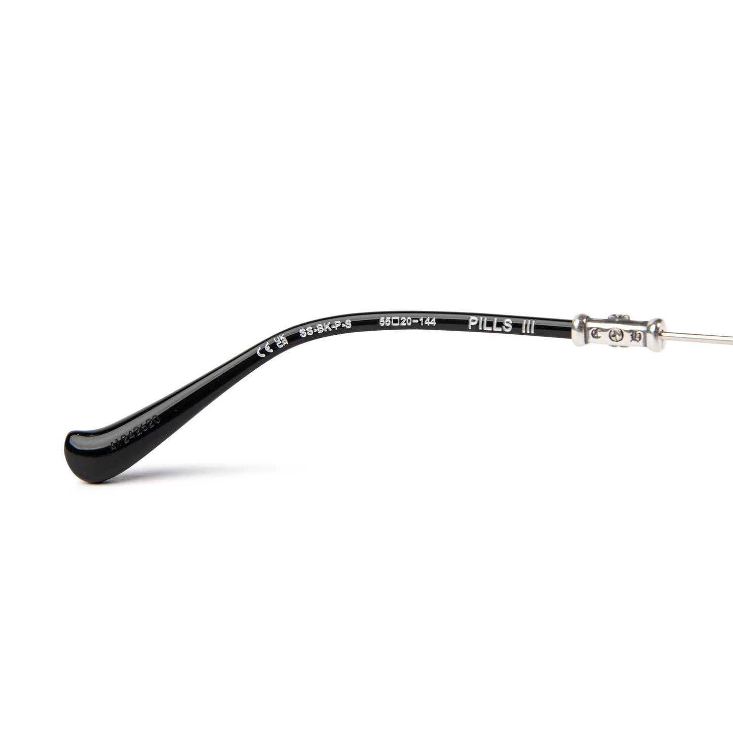 Chrome Hearts Pills III Silver Black Sunglasses