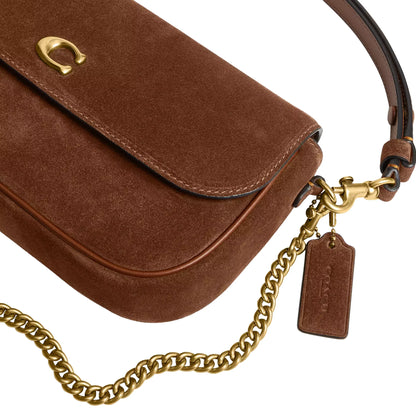 Coach Brook Flap Chain Warm Brown Bag