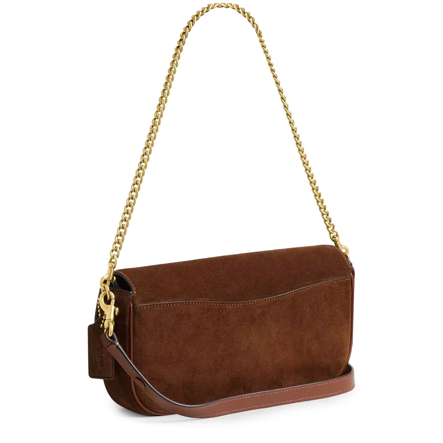 Coach Brook Flap Chain Warm Brown Bag