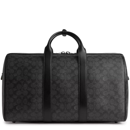Coach Gotham Duffle 45 Signature Canvas Charcoal Bag
