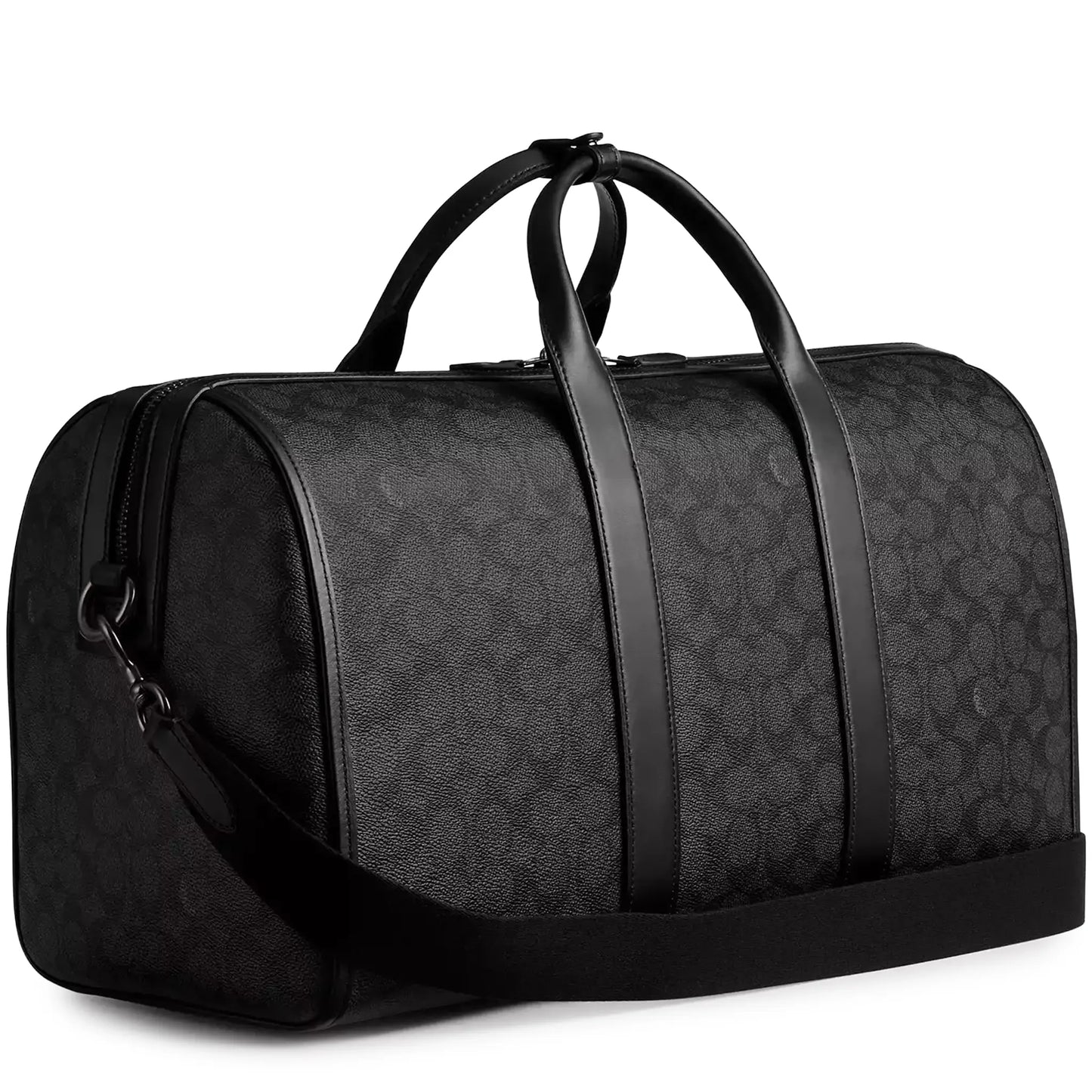 Coach Gotham Duffle 45 Signature Canvas Charcoal Bag
