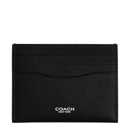 Coach Leather Black Card Case