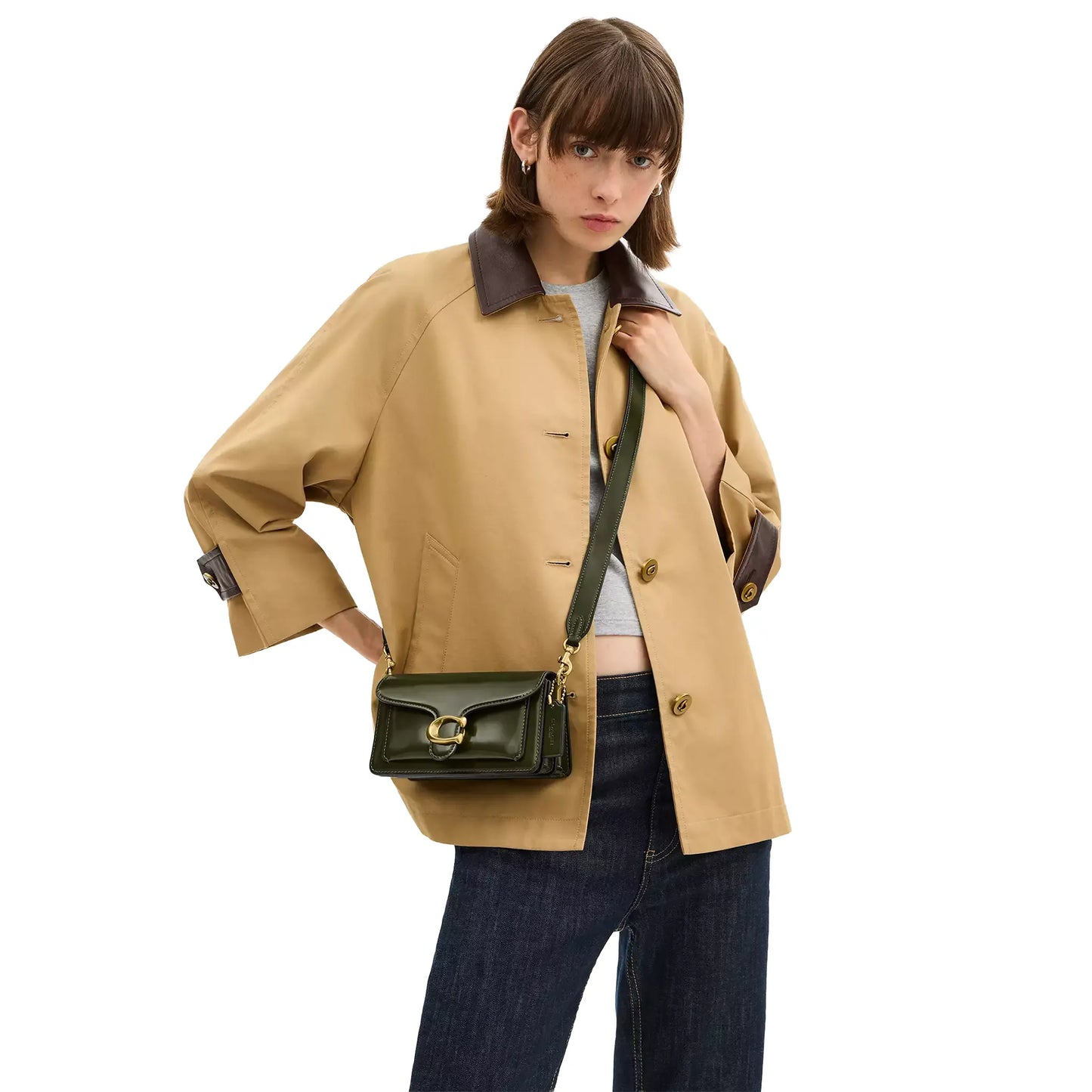 Coach Tabby 20 Olive Shoulder Bag