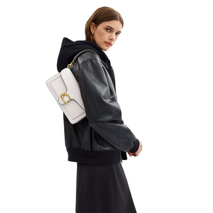 Coach Tabby 26 Chalk Shoulder Bag