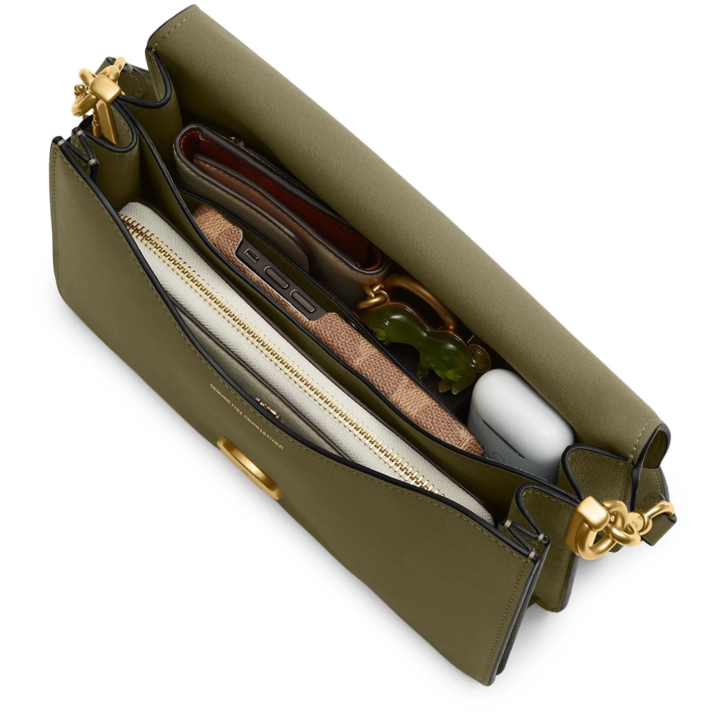 Coach Tabby Chain Olive Bag