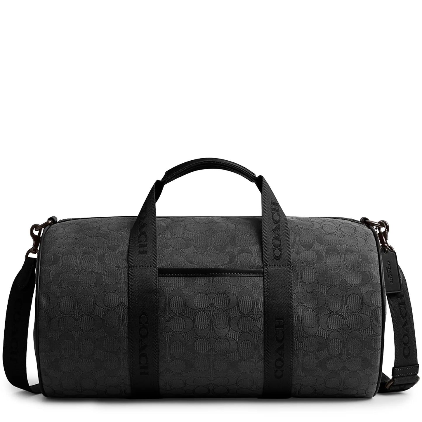 Coach Theo Duffle Signature Jacquard Black Bag
