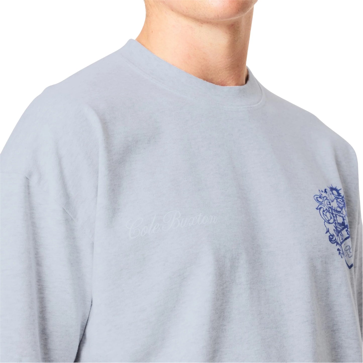 Cole Buxton Collegiate Grey T Shirt