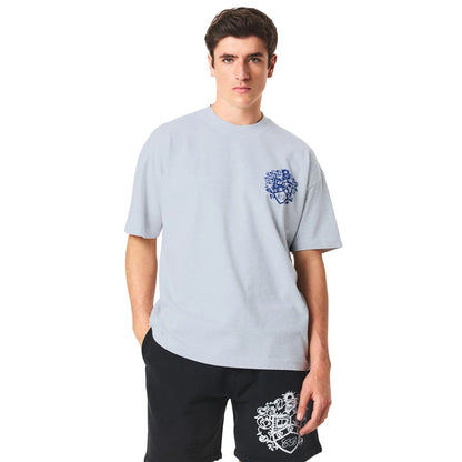 Cole Buxton Collegiate Grey T Shirt