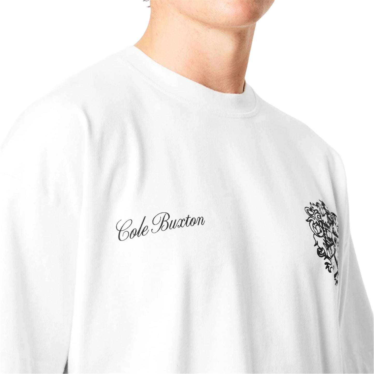 Cole Buxton Collegiate White T Shirt