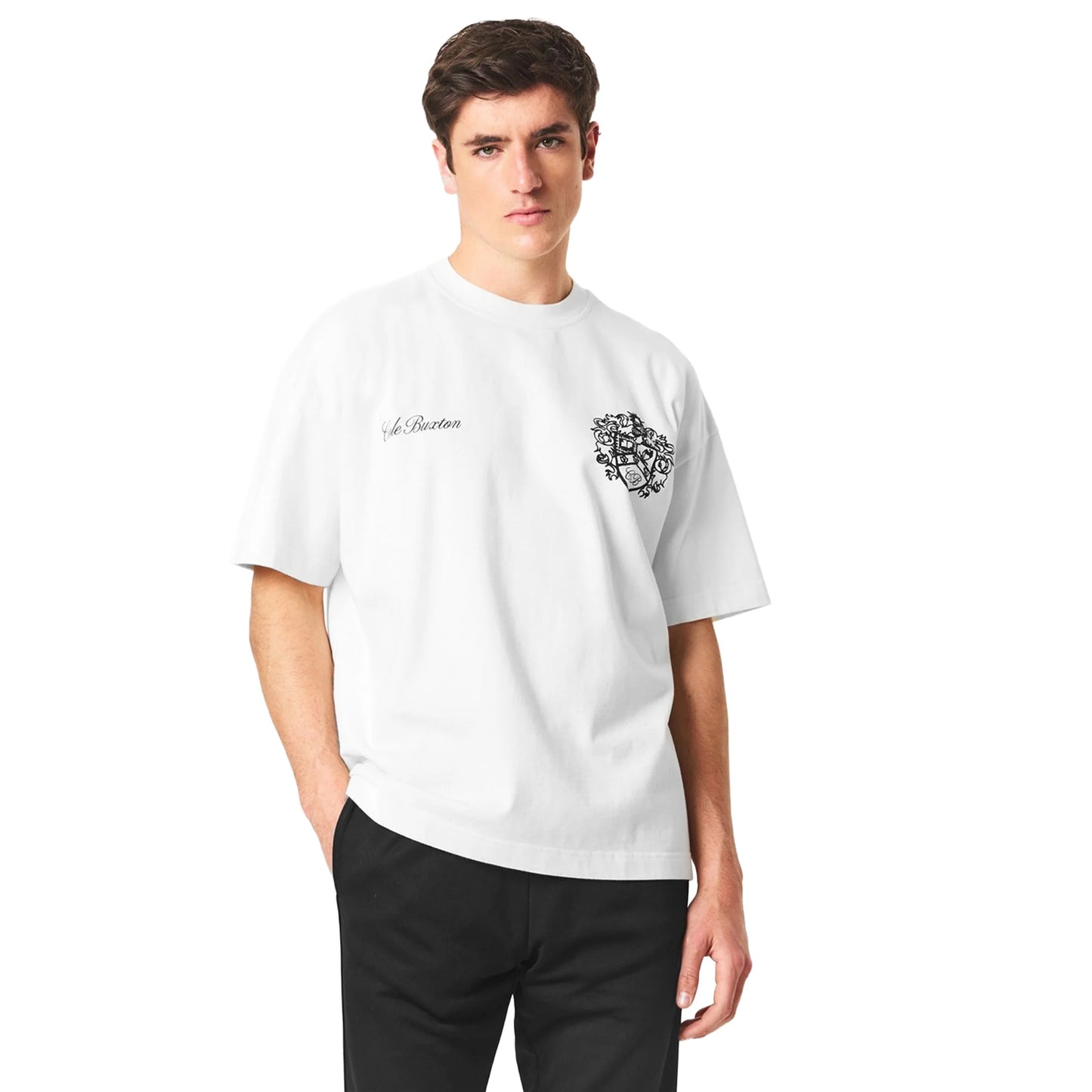 Cole Buxton Collegiate White T Shirt