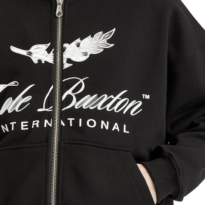 Cole Buxton International Black Zip-Up Hoodie