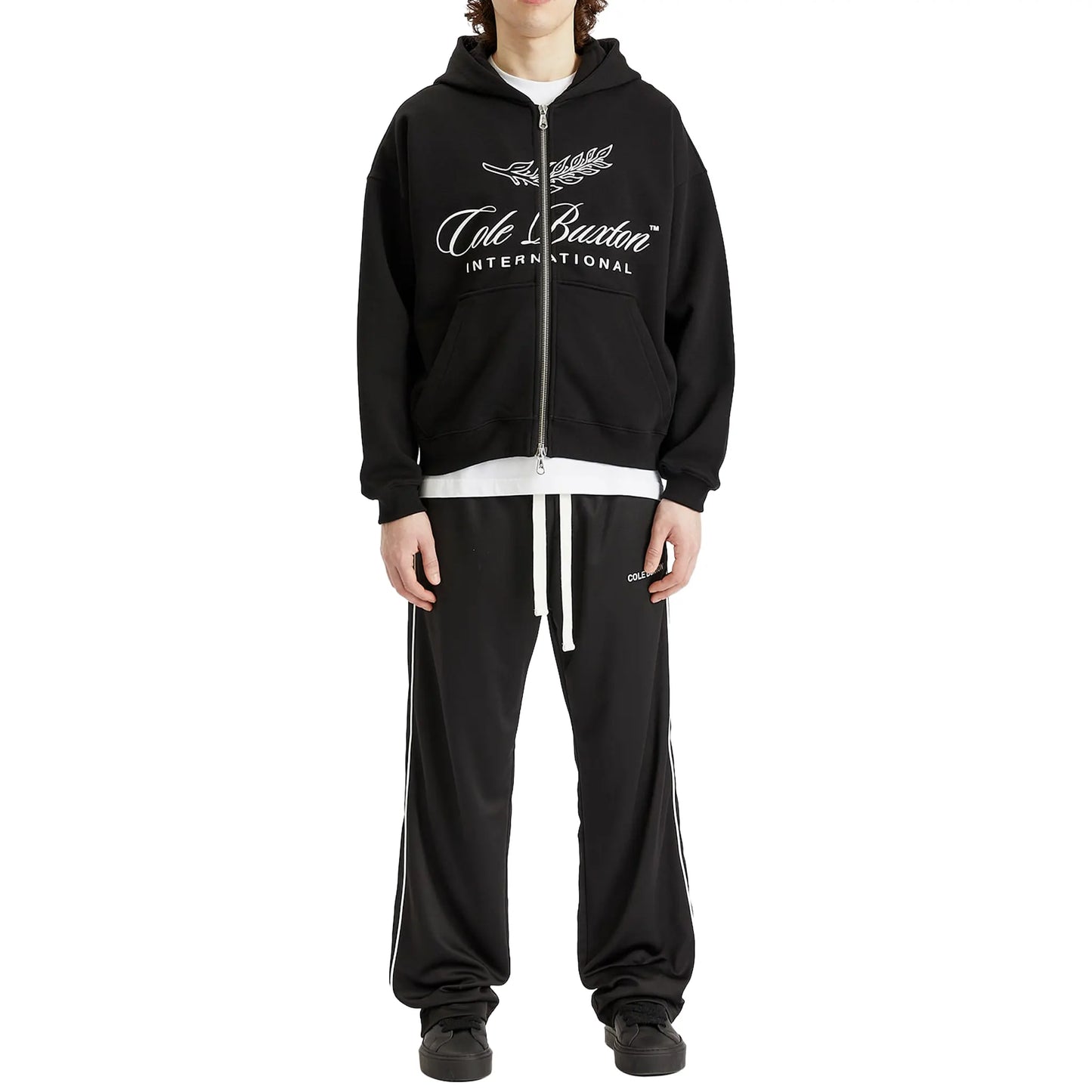 Cole Buxton International Black Zip-Up Hoodie