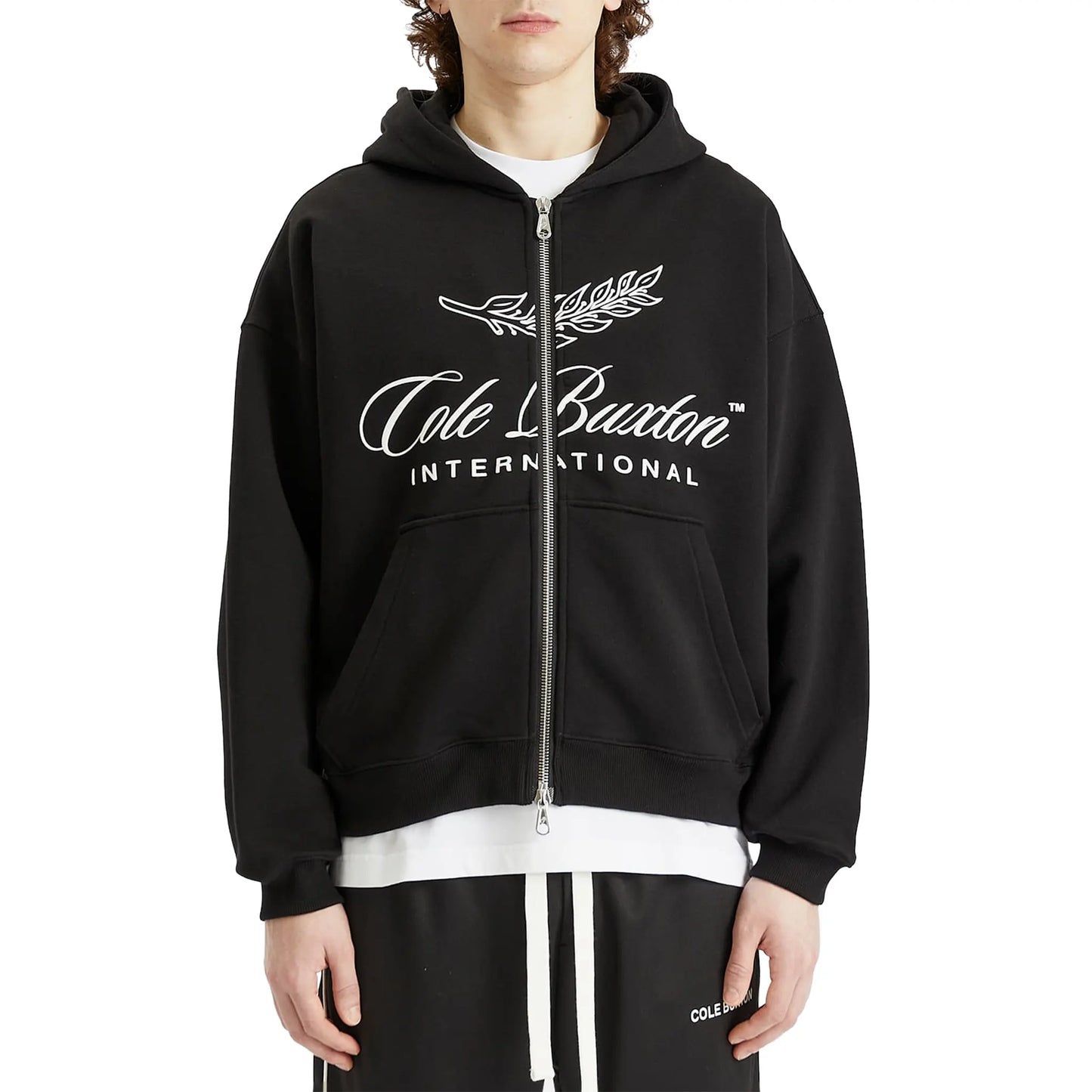 Cole Buxton International Black Zip-Up Hoodie